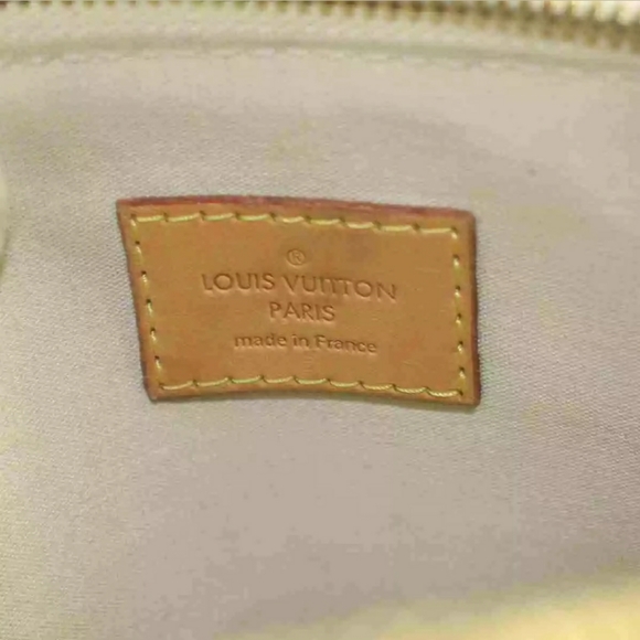 SOLD Louis Vuitton Hand Bag Alma PM Yellows Vernis - Picture 8 of 9